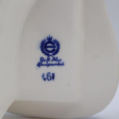 Delft Blue and White Hand Painted Ceramic Pottery Picture Frames