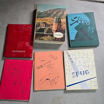 Vintage Yearbook Lot – 1950s School Annuals Eaton, Colorado & More Colorado yearbooks!