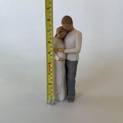 Sale Photo Thumbnail #173: Willow Tree ‘Together’ figurine. Carved resin couple in a heartfelt embrace. Excellent condition.