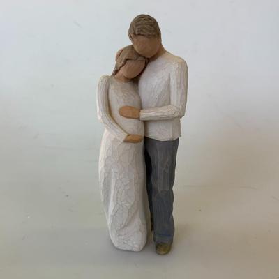 Sale Photo Thumbnail #172: Willow Tree ‘Together’ figurine. Carved resin couple in a heartfelt embrace. Excellent condition.