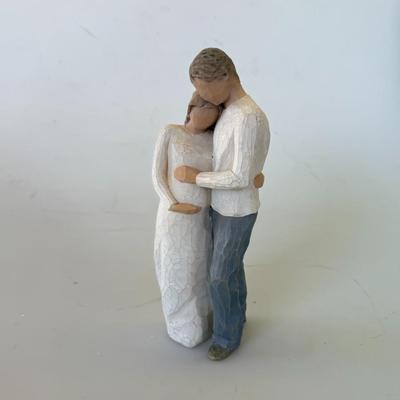 Sale Photo Thumbnail #171: Willow Tree ‘Together’ figurine. Carved resin couple in a heartfelt embrace. Excellent condition.