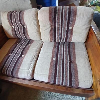 Wood Frame Sofa, Loveseat, Chair & Ottoman Set – Southwestern Upholstery - COMPLETE LIVINGROOM!