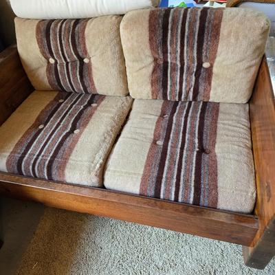Wood Frame Sofa, Loveseat, Chair & Ottoman Set – Southwestern Upholstery - COMPLETE LIVINGROOM!