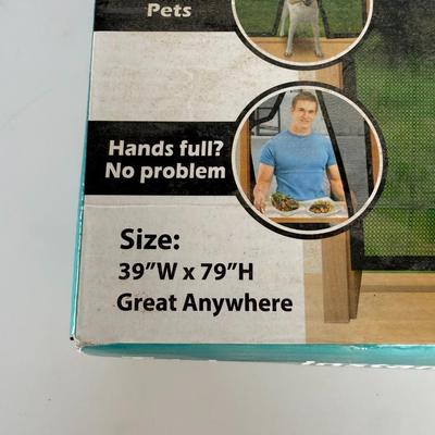 Sale Photo Thumbnail #211: Magnetic auto-close mesh screen guard. Fits most doorways (39”x79”). Great for homes with pets or for RVs.