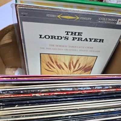 Large Vintage Vinyl Record Lot – Easy Listening, Crooners & Classics - Entire box!!