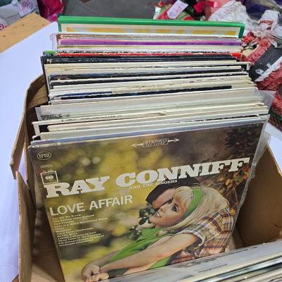 Large Vintage Vinyl Record Lot – Easy Listening, Crooners & Classics - Entire box!!