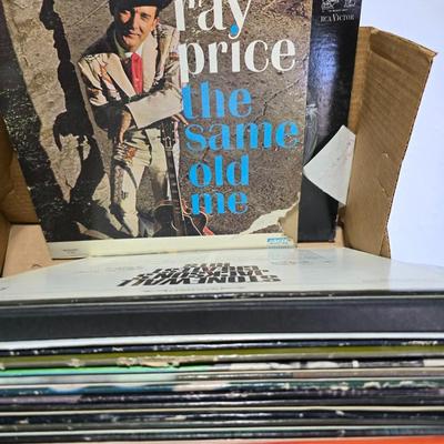 Vintage Country, Folk & Pop Vinyl Record Lot – Lefty Frizzell, Ray Price, Carpenters & More
