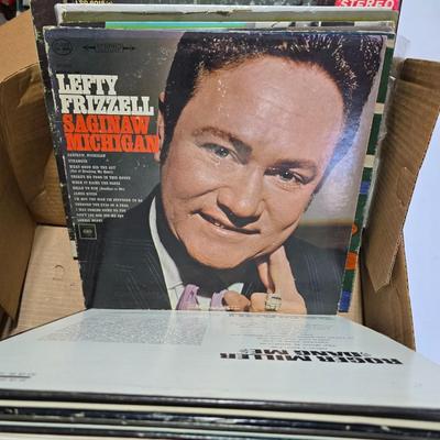 Vintage Country, Folk & Pop Vinyl Record Lot – Lefty Frizzell, Ray Price, Carpenters & More