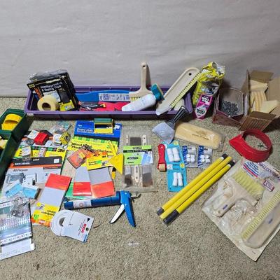 Huge Handyman Lot – Tools, Hardware, Paint Supplies & More!