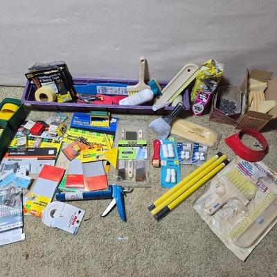 Huge Handyman Lot – Tools, Hardware, Paint Supplies & More!