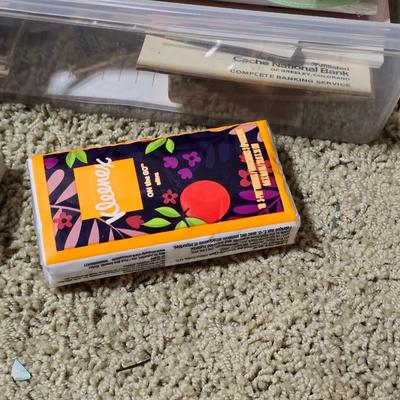 Office, Art & Craft Supply Lot – Paper Goods, Clock, Drawing Pad & More