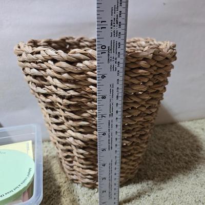 Office, Art & Craft Supply Lot – Paper Goods, Clock, Drawing Pad & More