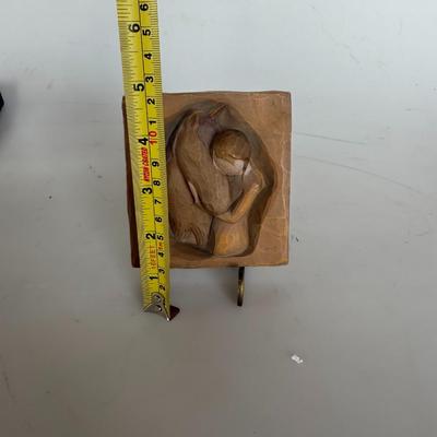 Sale Photo Thumbnail #316: Carved Mother & Child Plaque