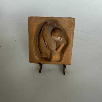 Sale Photo Thumbnail #314: Carved Mother & Child Plaque