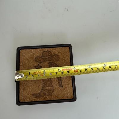 Sale Photo Thumbnail #324: Western Cork Coasters (Set of 4)