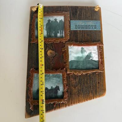Sale Photo Thumbnail #327: "God Bless Cowboys" Rustic Wall Art
