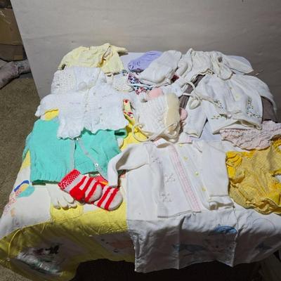 Vintage Baby Clothing & Accessories – Many Handmade & Embroidered