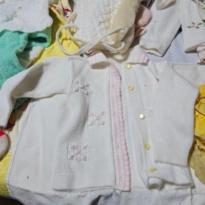 Vintage Baby Clothing & Accessories – Many Handmade & Embroidered