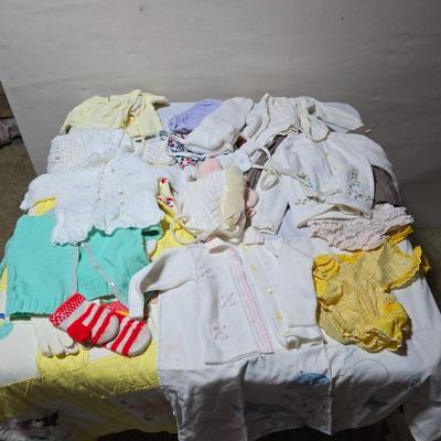 Vintage Baby Clothing & Accessories – Many Handmade & Embroidered