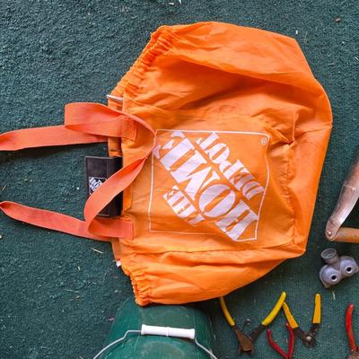 Mixed Tool & Garden Supply Lot – Gloves, Hammers, Stakes & More