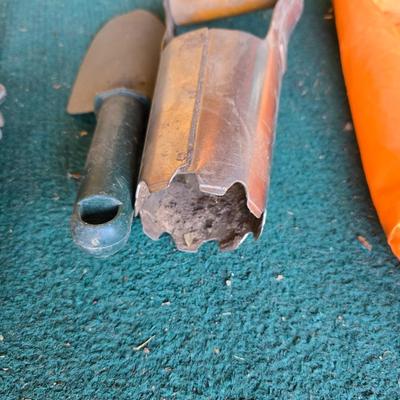 Mixed Tool & Garden Supply Lot – Gloves, Hammers, Stakes & More