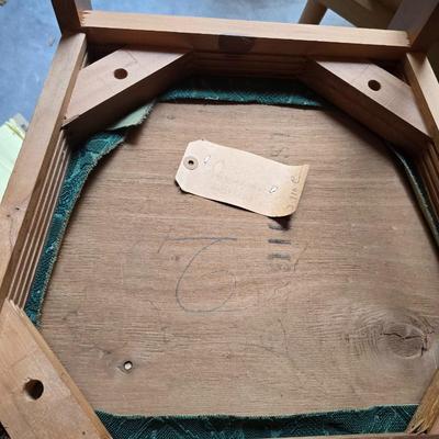 Mid-Century End Table, Vintage Shelf, Chair & Lamp Lot