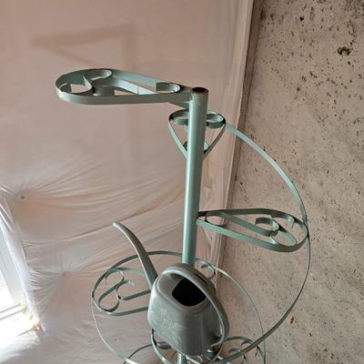 Vintage Spiral Metal Plant Stand – 6-Tier Display 73" tall!!
