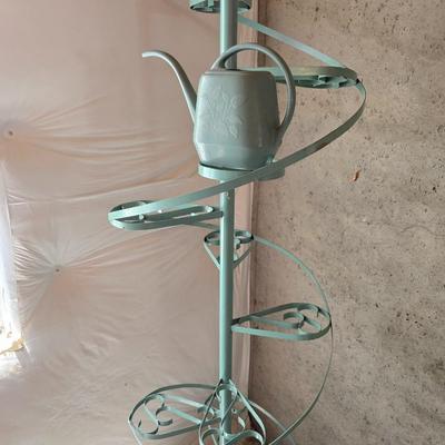 Vintage Spiral Metal Plant Stand – 6-Tier Display 73" tall!!