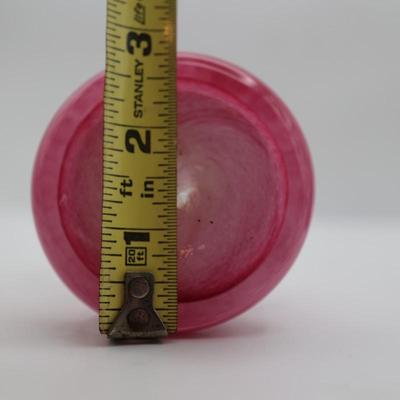 Handblown Vintage Blue & Pink Angels