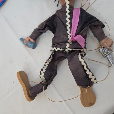 Mexican Folk Art & Decor Lot – Planters, Marionette, Textile & More