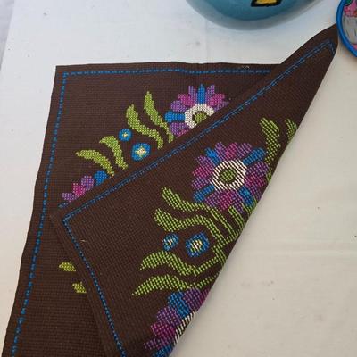 Mexican Folk Art & Decor Lot – Planters, Marionette, Textile & More
