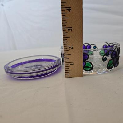 Glass & Metal Decor Lot – Blue Glass, Crystal Dishes, Silverplate & More