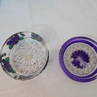 Glass & Metal Decor Lot – Blue Glass, Crystal Dishes, Silverplate & More