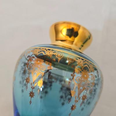 Glass & Metal Decor Lot – Blue Glass, Crystal Dishes, Silverplate & More