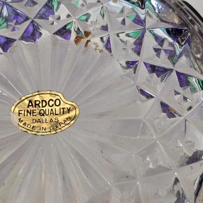 Glass & Metal Decor Lot – Blue Glass, Crystal Dishes, Silverplate & More