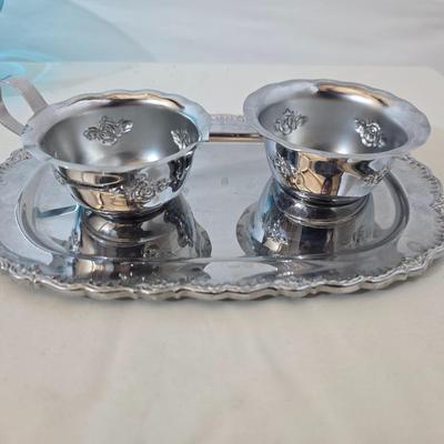 Glass & Metal Decor Lot – Blue Glass, Crystal Dishes, Silverplate & More