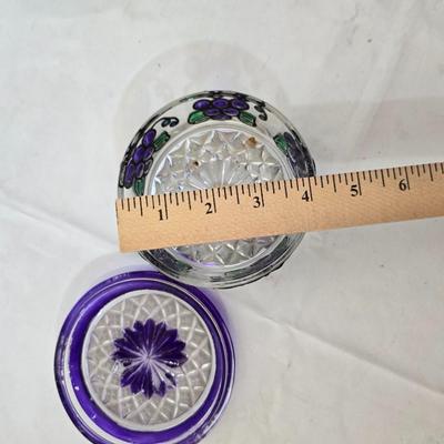 Glass & Metal Decor Lot – Blue Glass, Crystal Dishes, Silverplate & More