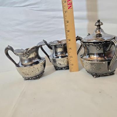 Vintage Silverplate Tea & Coffee Service – FB Rogers Set (5 Pc)