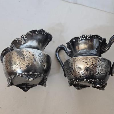 Vintage Silverplate Tea & Coffee Service – FB Rogers Set (5 Pc)