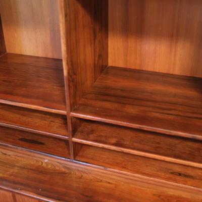 Romweber Bookcase & Cabinet Made in Rosewood