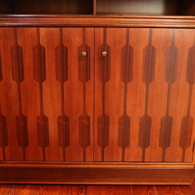 Romweber Bookcase & Cabinet Made in Rosewood