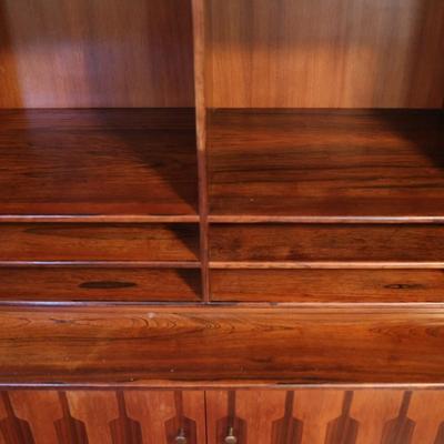 Romweber Bookcase & Cabinet Made in Rosewood