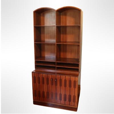 Romweber Bookcase & Cabinet Made in Rosewood