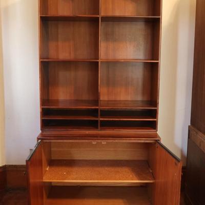 Romweber Bookcase & Cabinet Made in Rosewood