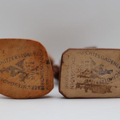 Two Carved Wooden Figurines