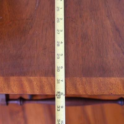 Baker Furniture Mahogany Drop-Leaf Tea Cart (See Details)