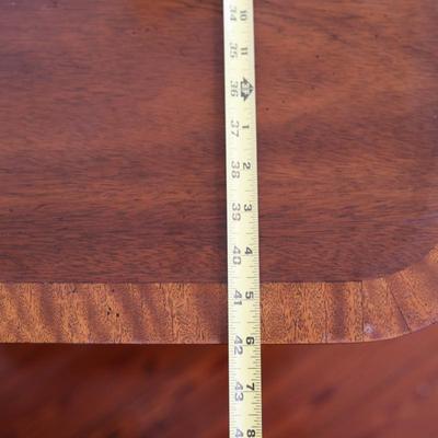 Baker Furniture Mahogany Drop-Leaf Tea Cart (See Details)
