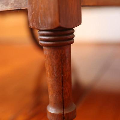 Baker Furniture Mahogany Drop-Leaf Tea Cart (See Details)