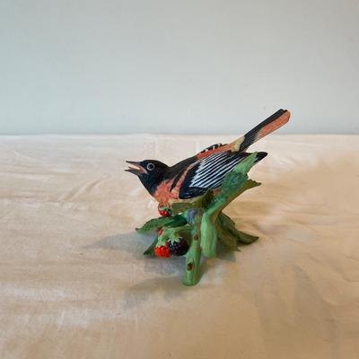 Lenox Baltimore Oriole Fine Porcelain Garden Birds Collection Figurine