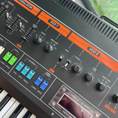 Sale Photo Thumbnail #33: Selling my Roland Jupiter-8, all original and in near-mint condition. I purchased this legendary synth from Rosen Sound in 2015, and it’s been kept in my personal studio ever since. This is the cleanest Jupiter-8 you’ll find—zero color fade and just